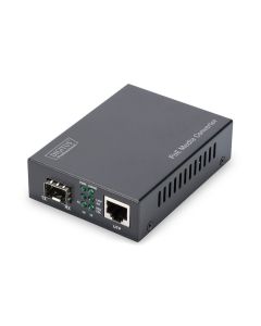 CONVERSOR DE MEDIOS DIGITUS POE SFP 10/100/1000 BASE-T A SFP 30 W