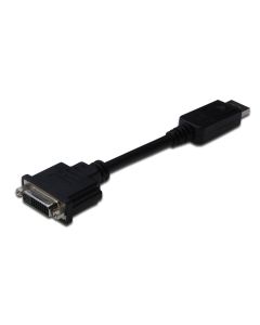 CONVERSOR DIGITUS DisplayPort DP - DVI (24+5) M/H 0,15m DP 1.1a CE sw