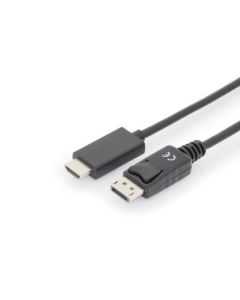 CONVERSOR DIGITUS VIDEO DISPLAYPORT HDMI TIPO A M/M 1M HDMI 2.0 4K 60HZ CE SW