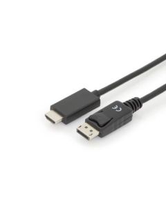 CONVERSOR DIGITUS VIDEO DISPLAYPORT HDMI TIPO A M/M 3M HDMI 2.0 4K 60HZ CE SW