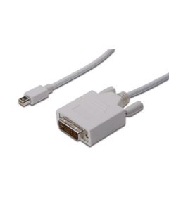 CONVERSOR DIGITUS VIDEO MINI DP-DVI (24+1) M/M 2M DP 1.1A COMPATIBLE CE WE