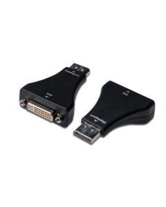 CONVERSOR DIGITUS VIDEO DISPLAYPORT DP - DVI-I (24+5) M/H CON BLOQUEO SW