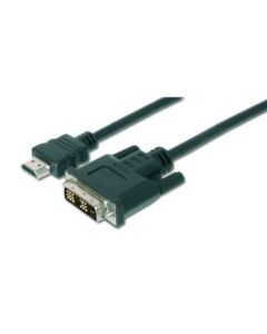CONVERSOR DIGITUS VIDEO HDMI tipo A-DVI (18+1) M/M 10m Full HD sw