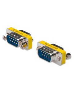 ADAPTADOR DIGITUS GENDER CHANGER D-Sub9 M/M con tornillos hexagonales