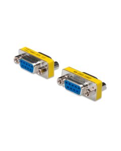 ADAPTADOR DIGITUS GENDER CHANGER D-SUB9 H/H CON TORNILLOS HEXAGONALES + TUERCAS