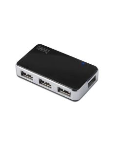 HUB DIGITUS USB 2.0 4 PUERTOS 4X USB A/H 1X USB B MINI/H