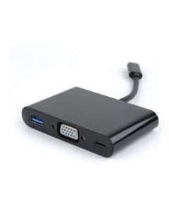 CABLE ADAPTADOR GEMBIRD USB C 3 EN 1 CARGA/VVGA/USB