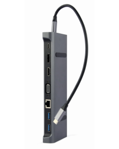 ADAPTADOR MULTIPUERTO USB TIPO C 9 EN 1