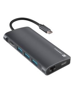 HUB USB-C  8 IN 1 NATEC FOWLER 2 3X USB 3.0 HUB HDMI 4K USB-C