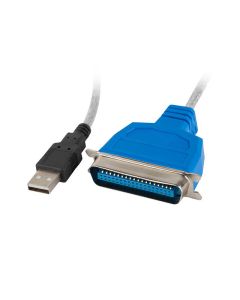 ADAPTADOR LANBERG USB A IMPRESORA LPT 1.4 M BLANCO