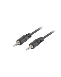 CABLE ESTEREO LANBERG JACK 3.5MM MACHO/JACK 3.5MM MACHO 10M NEGRO