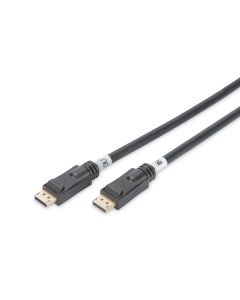 CABLE DIGITUS VIDEO Displayport DP con amp M/M 10m w/Interlock Ultra HD 4K DP