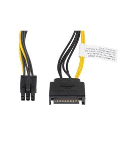 CABLE ALIMENTACION LANBERG SATA MACHO/PCI EXPRESS MACHO 20CM
