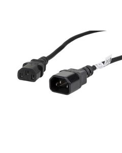 CABLE ALARGADOR LANBERG ALIMENTACION CPU IEC320 C13 H/IEC320 C14 M VDE 1.8M
