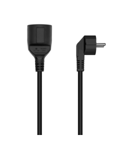CABLE AISENS ALARGADOR ALIMENTACION SCHUKO CEE7/M-CEE7/H 2mts
