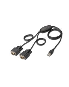 CABLE DIGITUS 1.5M USB 2.0 A CABLE  RS232*2 CHIPSET FT2232H