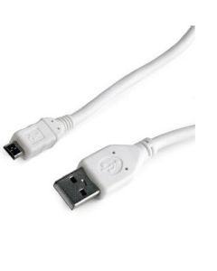 CABLE USB GEMBIRD USB 2.0 MACHO A MICRO B MACHO 1M BLANCO