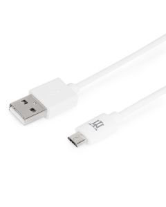 CABLE MAILLON BASIC MICRO USB 2.4 BLANCO 1M