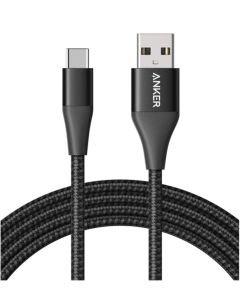 CABLE USB 2.0 ANKER POWERLINE+ II USB/ A MACHO A TIPO C MACHO 1M NEGRO