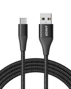 CABLE USB 2.0 ANKER POWERLINE+ II USB/ A MACHO A TIPO C MACHO 1,8M NEGRO
