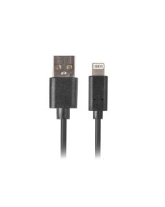CABLE LIGHTNING LANBERG MACHO A USB A MACHO 1.8M NEGRO