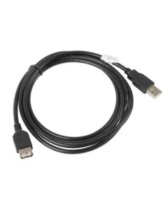 CABLE ALARGADOR LANBERG USB 2.0 MACHO HEMBRA 1.8M NEGRO