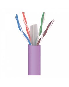 CABLE DATOS TELEVES U/UTP CAT 6 DCA CU LSFH 6,2 MM VIOLETA