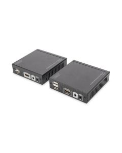KIT EXTENSOR DIGITUS 4K HDMI KVM HDBASET 70M CABLE RED