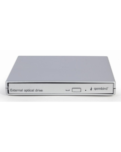 UNIDAD DE DVD USB EXTERNA GEMBIRD PLATA