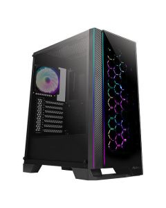 CAJA GAMING ANTEC NX600 ATX 2XUSB2.0 1XUSB3.0 SIN FUENTE NEGRO ARGB