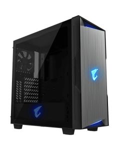 CAJA MATX GIGABYTE AC300G ATX 2XUSB3.0 1XUSBC RGB S/F NEGRO