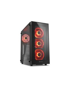 CAJA SHARKOON TG5 ATX 2XUSB3.0 2XUSB2.0 SIN FUENTE ROJO
