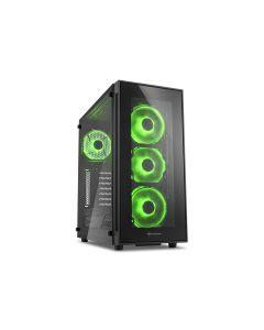 CAJA SHARKOON TG5 ATX 2XUSB3.0 2XUSB2.0 SIN FUENTE VERDE