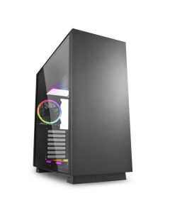 CAJA SHARKOON PURE STEEL ATX 2XUSB3.0 SIN FUENTE RGB