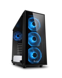 CAJA SHARKOON TG4 BLUE ATX 2XUSB3.0 SIN FUENTE