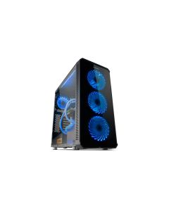 CAJA NOX HUMMER TGX ATX 2XUSB3.0 2XUSB2.0 NEGRO RGB