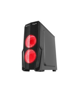 CAJA GAMING GENESIS TITAN 800 ATX 2XUSB 3.0 2XUSB 2.0 S/F CON VENTANA ROJA