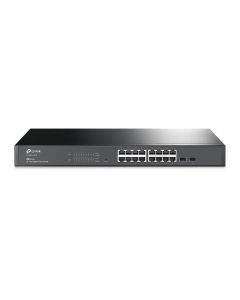 SWITCH TP-LINK 16 PUERTOS GIGABITE 2 SFP SLOTS