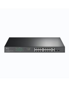 SWITCH TP-LINK 18-PORT GIGABIT RACKMOUNT  SWITCH WITH 16-PORT POE+