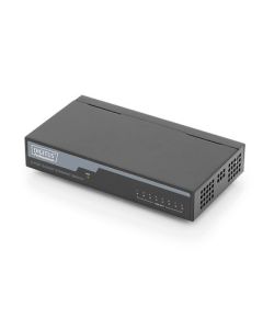 SWITCH DIGITUS RJ45 GB 10/100/1000 BASE-T FANLESS DESKTOP