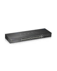 SWITCH ZYXEL 28 PUERTOS SMART MANAGED SERIE GS 24X GB COBRE 4 GB DUAL