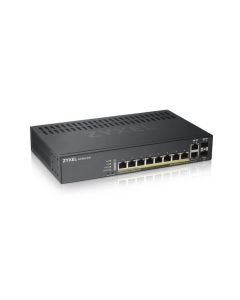 SWITCH ZYXEL 10 PUERTOS SMART MANAGED SERIE GS 8X GB COBRE 2X GB DUAL