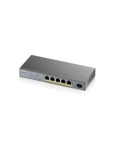 SWITCH ZYXEL GS1350-6HP 5 PUERTOS GESTIONABLE CAPA 2