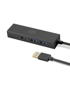 HUB USB 1LIFE 3XUSB CON PUERTO RJ45