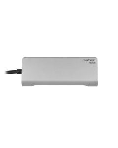 ADAPTADOR NATEC FOWLER USB-C A RJ45 GIGABIT 2XUSB 3.0 HDM 4K LECTOR DE TARJETAS