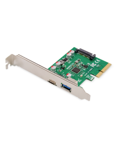 DIGITUS TARJETA PCIE USB TYPE-C + USB-A