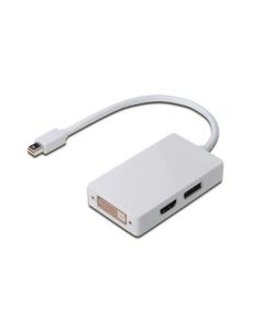 VIDEO SPLITTER DIGITUS miniDP-DP+HDMI+DVI M/H 0,2m compatible con DP 1.1a CE