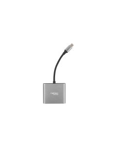 ADAPTADOR NATEC MULTIPUERTO USB-C A USB 3.0 HDMI 4K