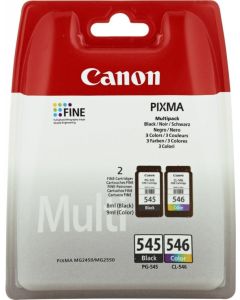 MULTIPACK CANON PG 545 XL CL 546XL  PAPEL 50 HOJAS