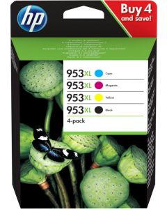 TINTA HP 953XL PACK AHORRO NEGRO CIAN MAGENTA AMARILLO